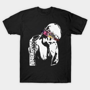 Sinéad O'Connor - Vintage Stencil silhouette T-Shirt